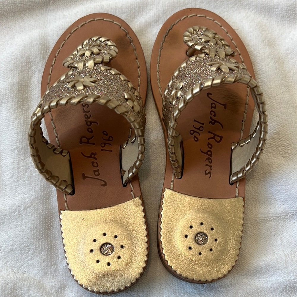 Girls Sparkle Jack Rogers Sandals